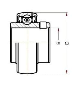 Подшипник UC 204 BHTS ZZ 280 BECO 20×47×31 мм, фото 2