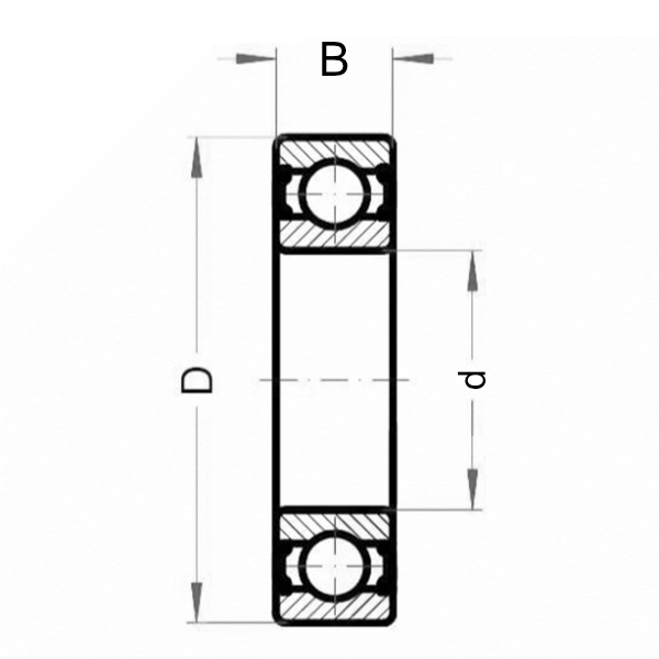 Подшипник 6214 BHTS ZZ 280° FEIKEN высокотемпературный 70×125×24 мм, фото 2