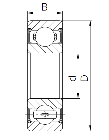Подшипник шариковый 80210 (6210-2Z) 50×90×20 мм, фото 2