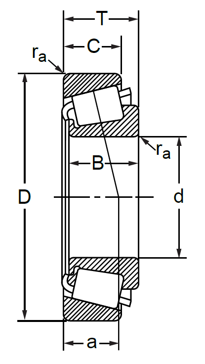 Подшипник конический роликовый 594/593 X 5×150×36 мм, фото 2